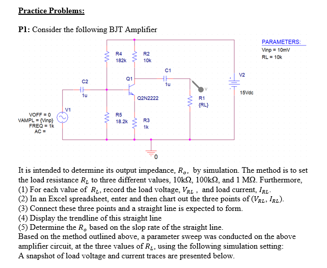 Solved Practice Problems Pl Consider the following BJT