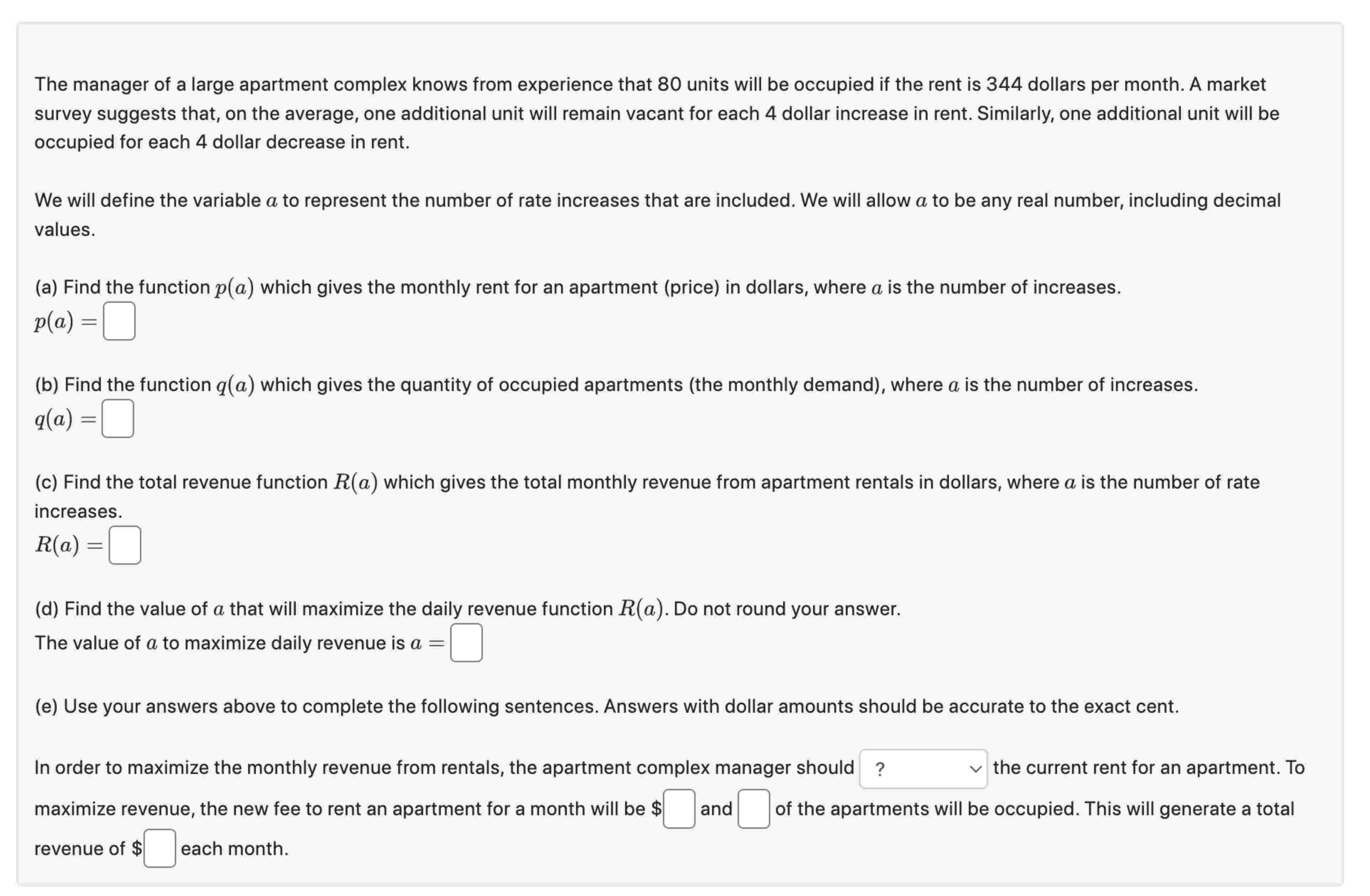 Solved The manager of a large apartment complex knows from | Chegg.com