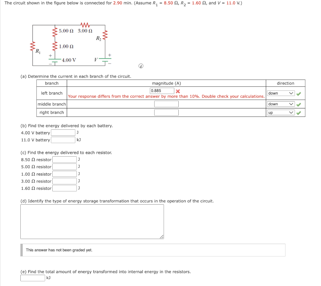 Solved The circuit shown in the figure below is connected | Chegg.com