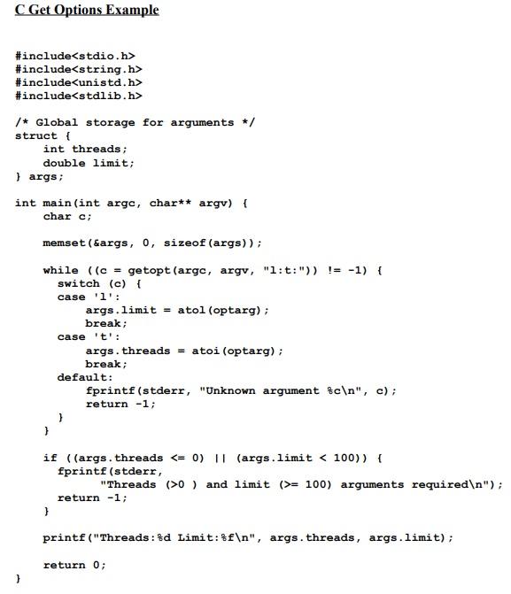 Solved Please write a C code that runs in Ubuntu from the | Chegg.com