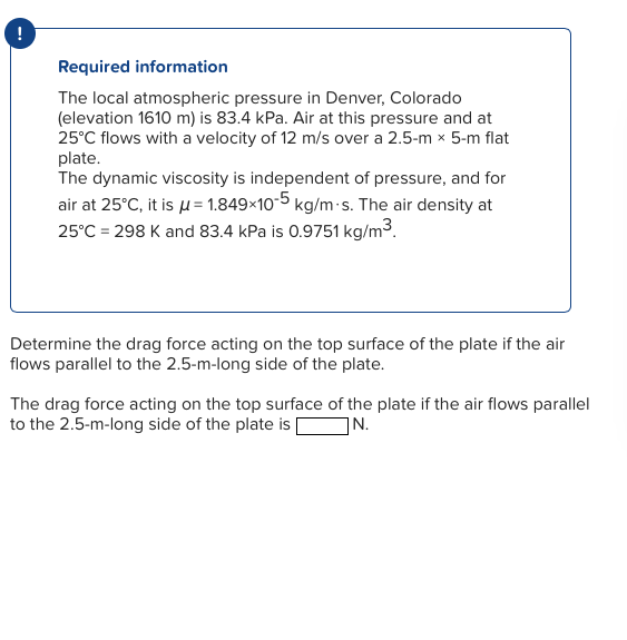 Solved Required information The local atmospheric pressure