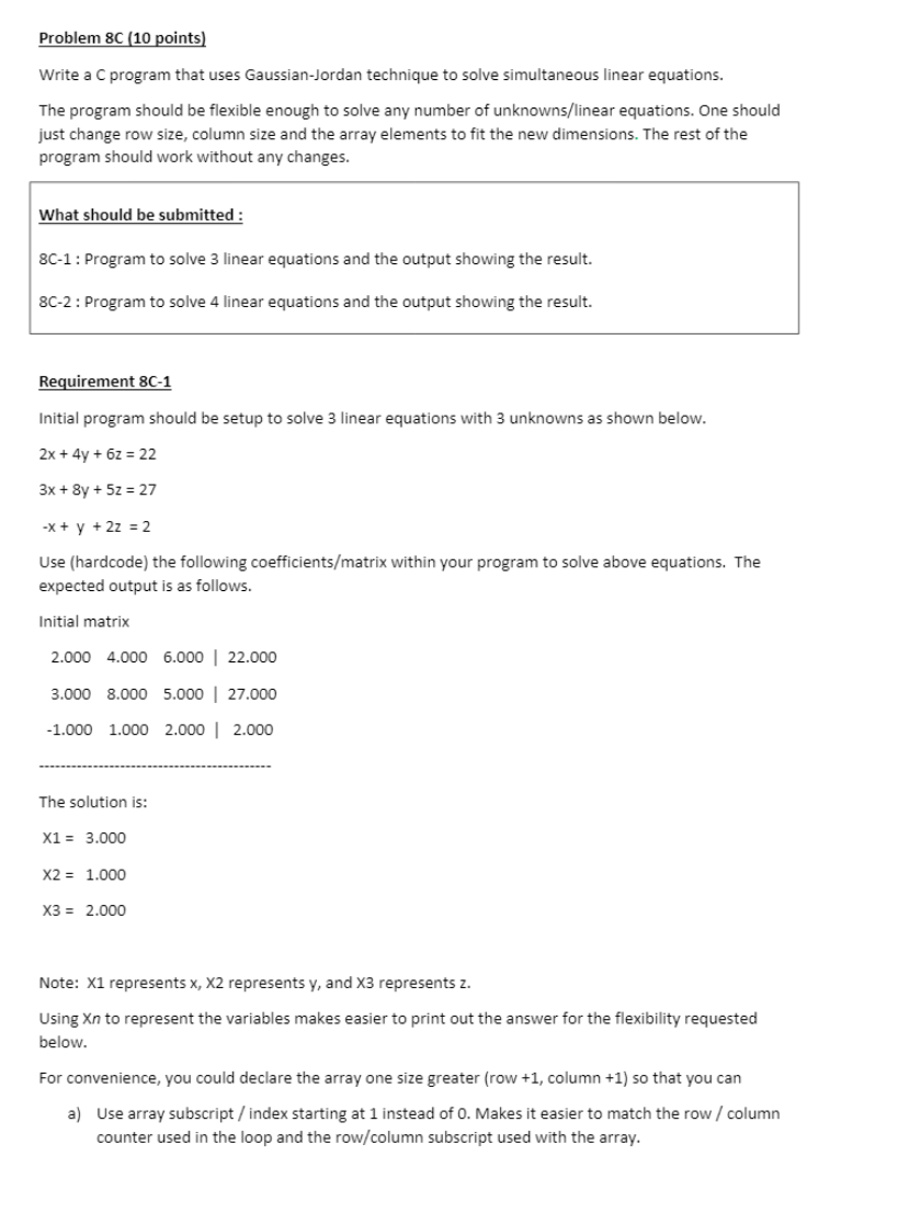 Solved PLEASE ON C ONLY (NOT C++ OR C#) PLEASE WRITE 2 | Chegg.com