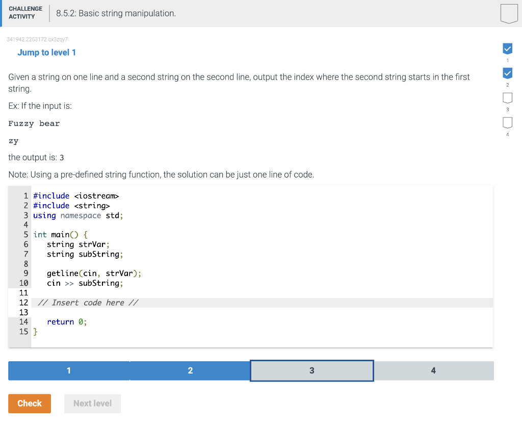 solved-c-given-a-string-on-one-line-and-a-second-string-on-chegg