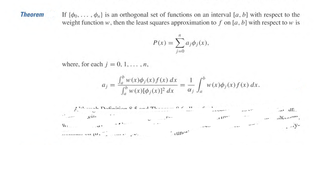 Solved I Need Proof Of This Numerical Analysis Theorem T Chegg Com