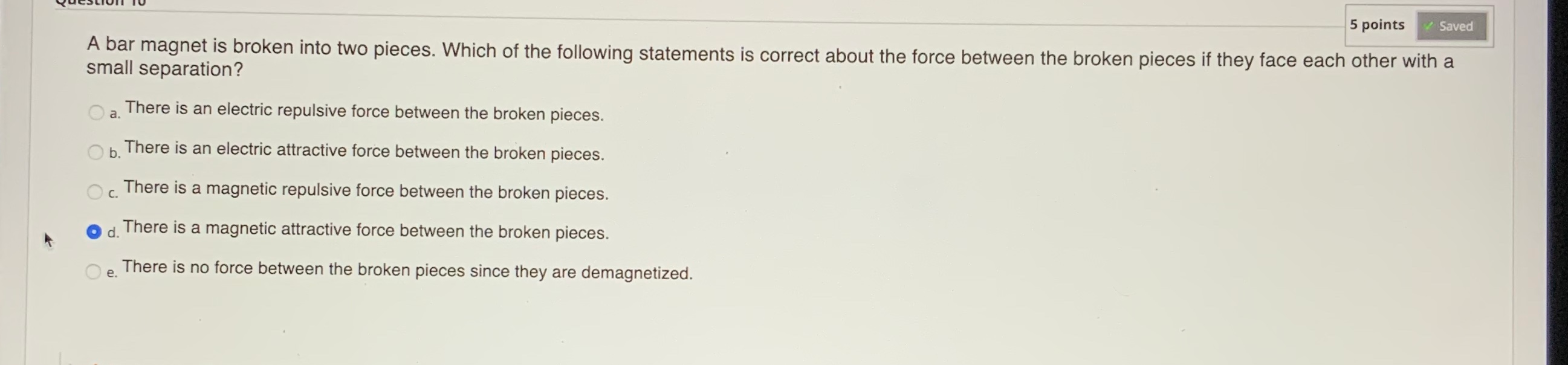 Solved YucLUI TU 5 points Saved A bar is broken into