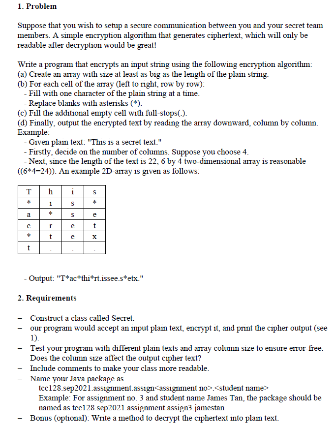 Solved 1. Problem Suppose that you wish to setup a secure | Chegg.com