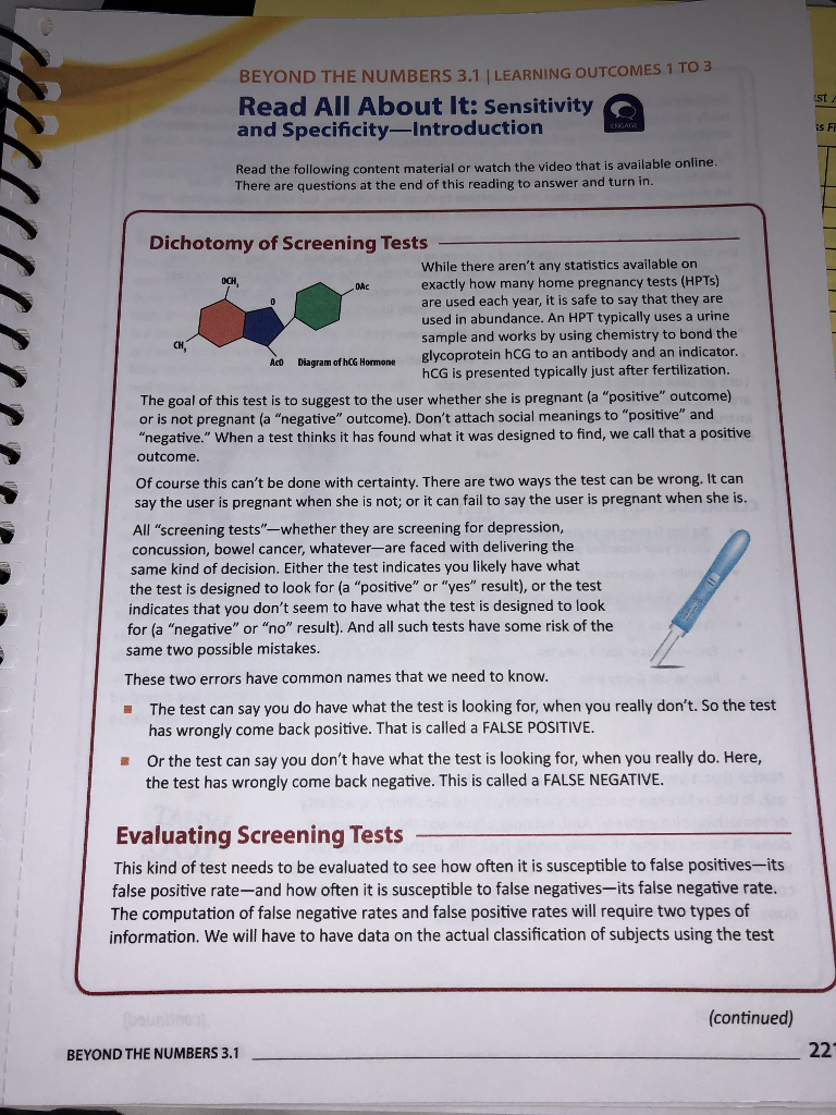 Solved BEYOND THE NUMBERS 3.1 | LEARNING OUTCOMES 1 TO 3 | Chegg.com