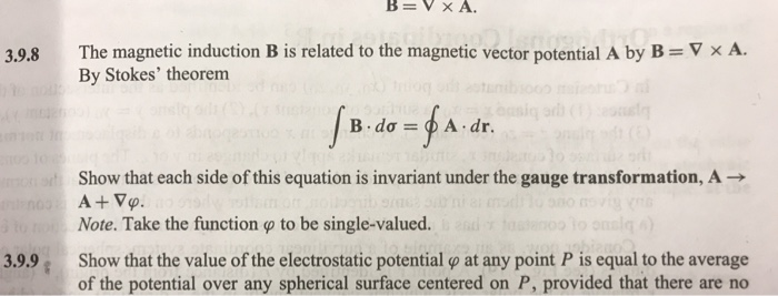 Solved The Magnetic Induction B Is Related To The Magnetic | Chegg.com