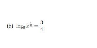 Solved (b) Log, At = B 3 4 | Chegg.com