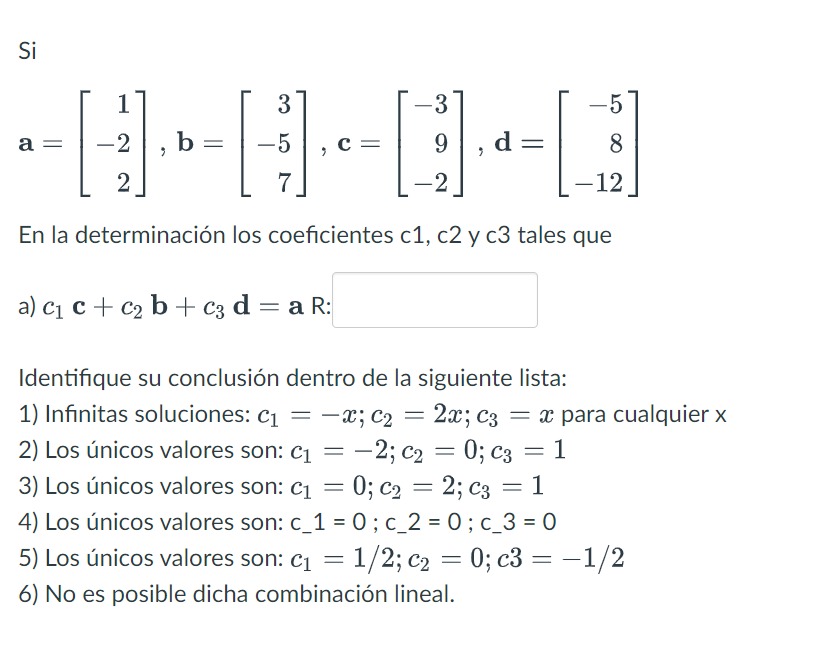 \[ \mathbf{a}=\left[\begin{array}{r} 1 \\ -2 \\ 2 \end{array}\right], \mathbf{b}=\left[\begin{array}{r} 3 \\ -5 \\ 7 \end{arr