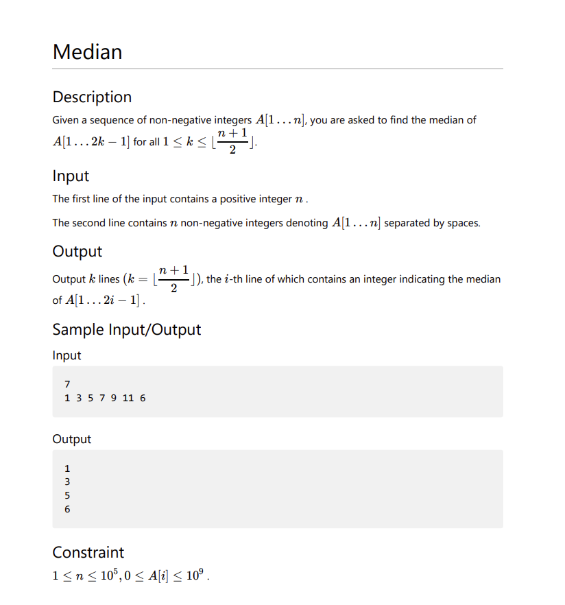 Solved Description Given a sequence of non-negative integers | Chegg.com
