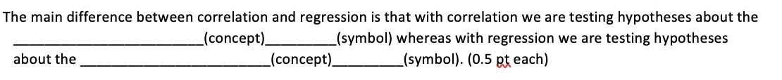 Solved The main difference between correlation and | Chegg.com