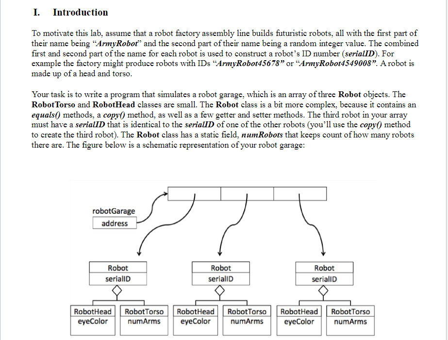 Solved I. Introduction To motivate this lab, assume that a | Chegg.com