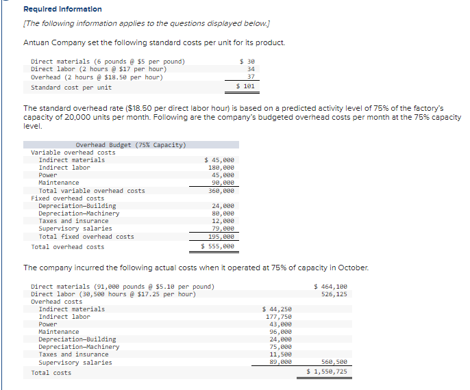 Solved Requlred Information [The following information | Chegg.com