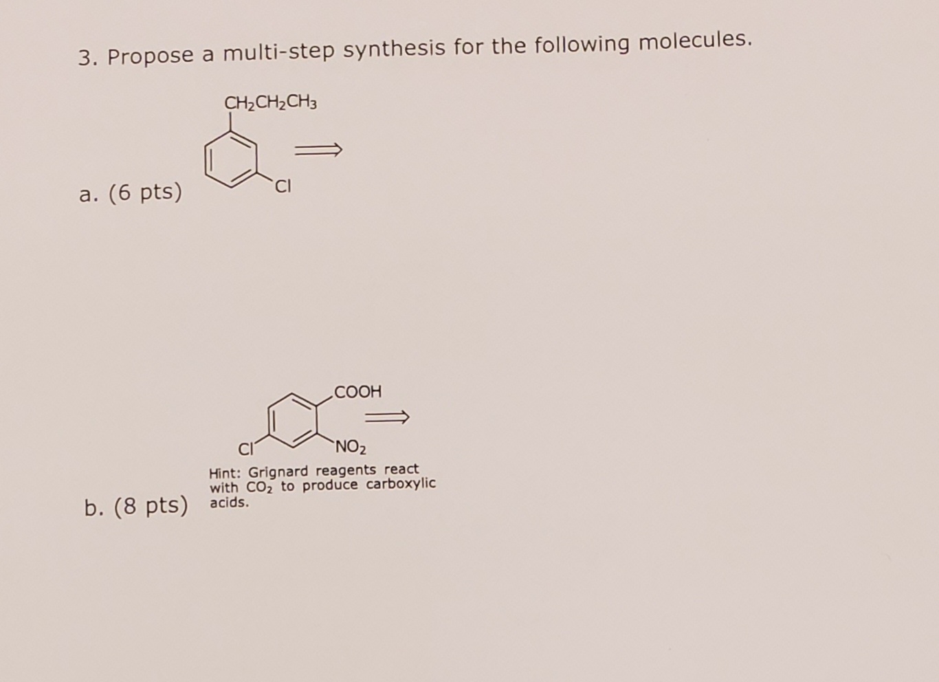 Solved Propose A Multi-step Synthesis For The Following | Chegg.com