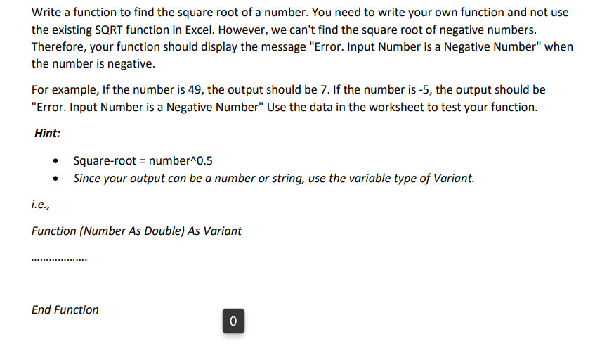 solved-write-a-function-to-find-the-square-root-of-a-number-chegg