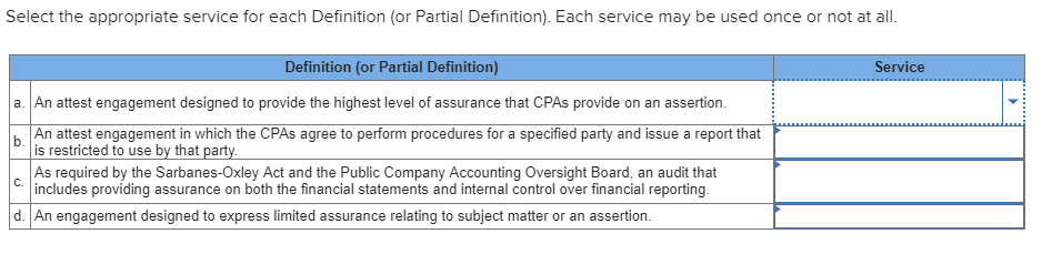 Select The Term From The Dropdowns Provided Which Is 