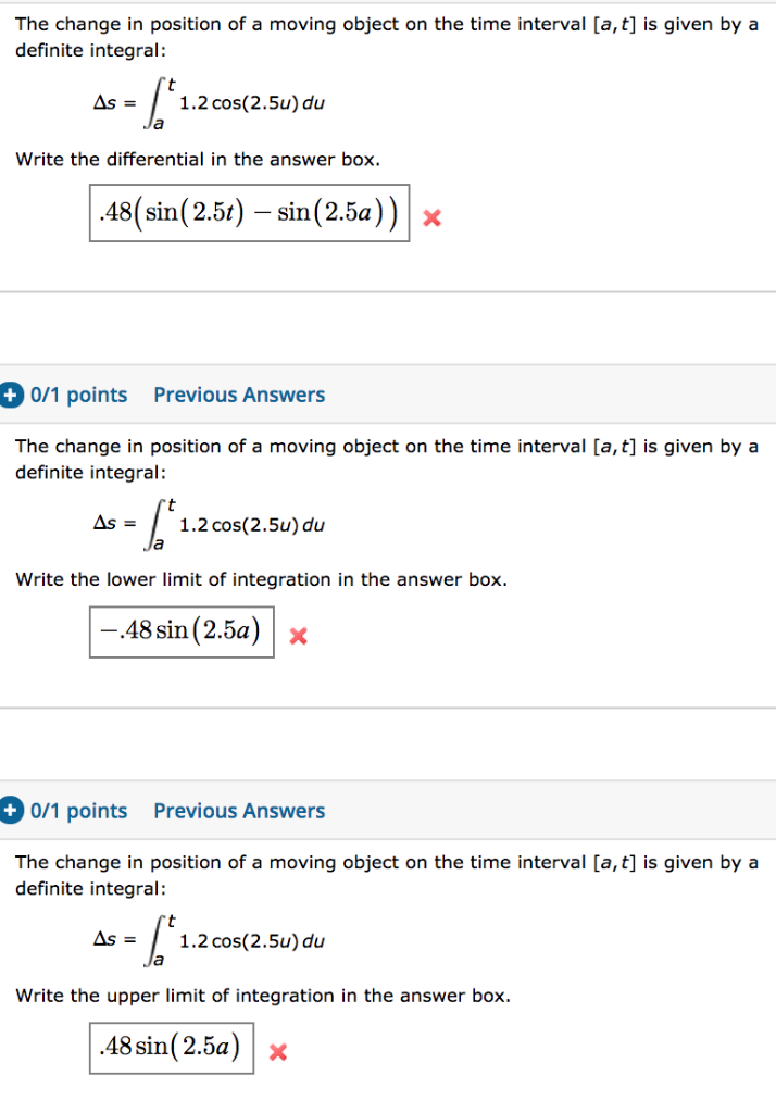 Solved The change in position of a moving object on the time | Chegg.com