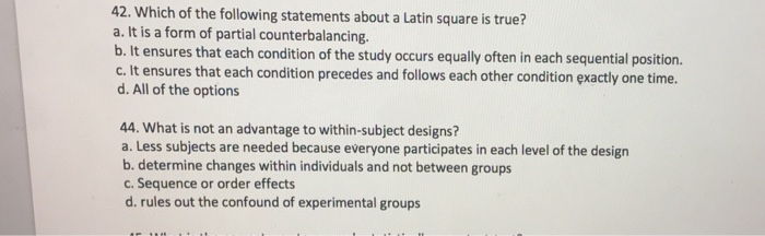 Solved 37. If You Ran A Single Factor Independent Groups | Chegg.com