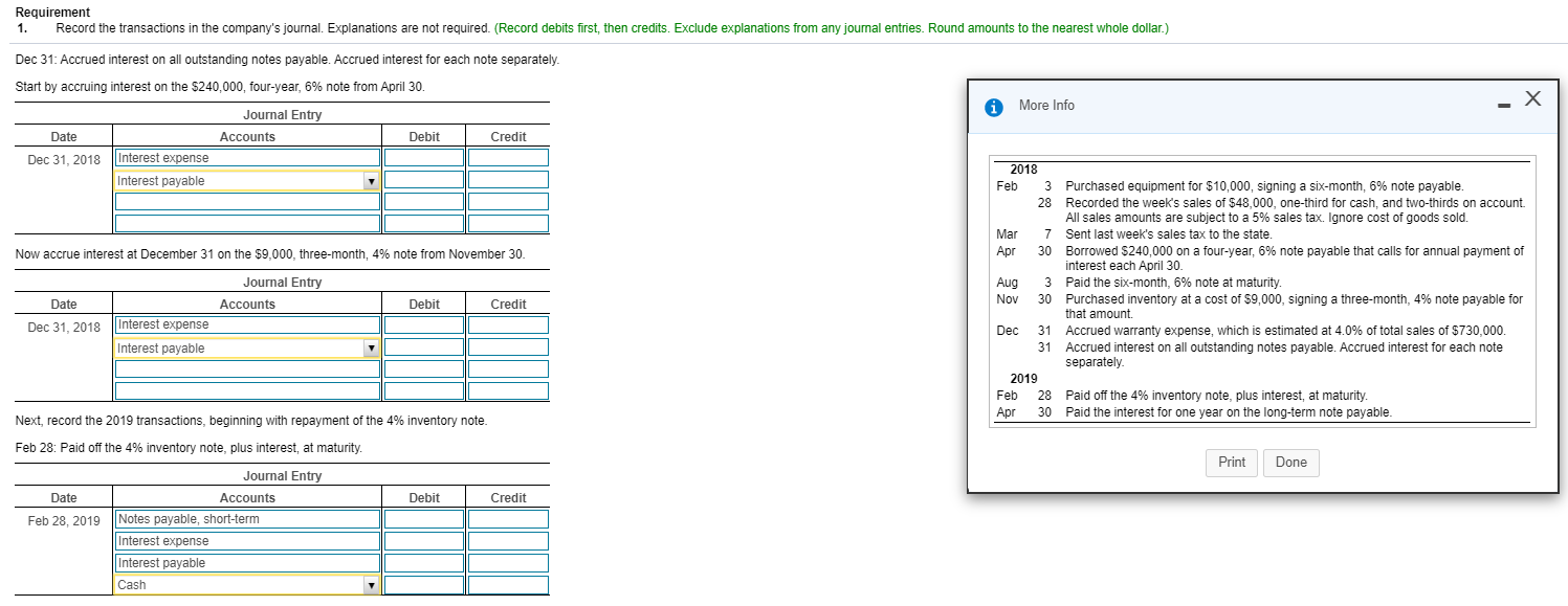 Solved Requirement 1. Record The Transactions In The | Chegg.com