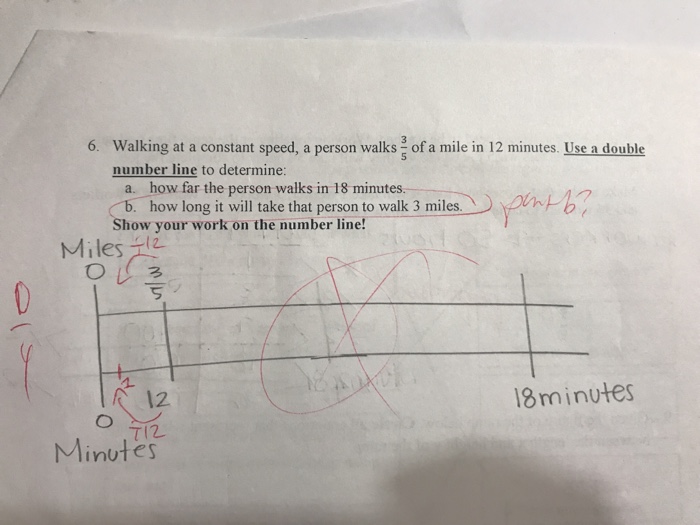 Solved 6/ walking at a constant speed, a person walks 큼 of a | Chegg.com