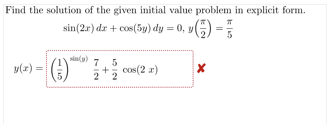 Solved Find the solution of the given initial value problem | Chegg.com