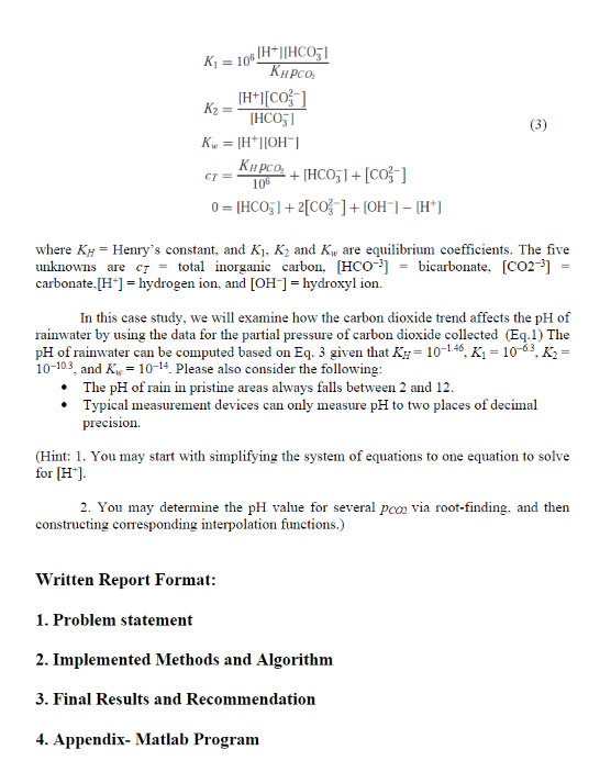 Solved In This Assignment, You Are Asked To Write A Matlab | Chegg.com