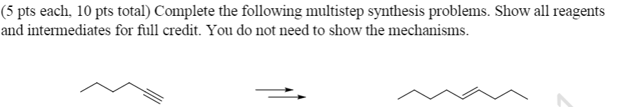 Solved (5 pts each, 10 pts total) Complete the following | Chegg.com