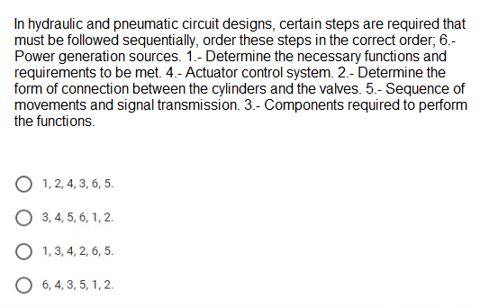 Solved In Hydraulic And Pneumatic Circuit Designs, Certain | Chegg.com