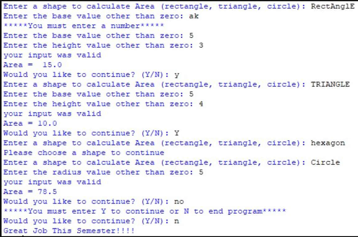 Solved Write code that allows the user to choose to find the | Chegg.com