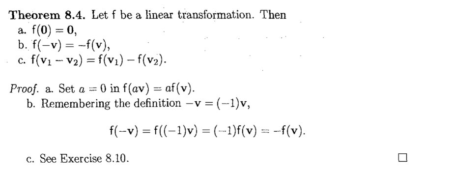 Solved Exercise 8.10. Prove Part (c) Of Theorem 8.4.Theorem | Chegg.com