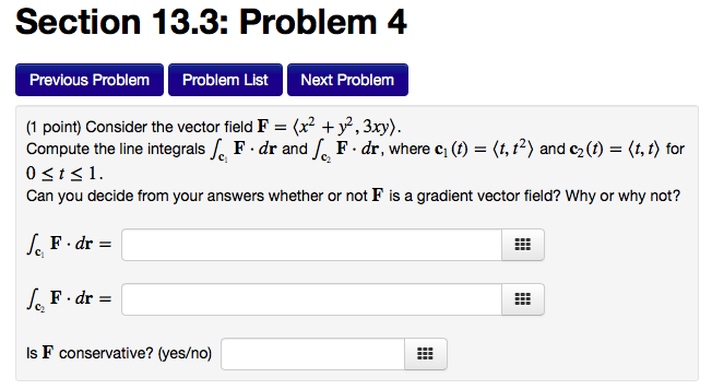 Solved Section 13.3: Problem 5 Previous Problem Problem List | Chegg.com