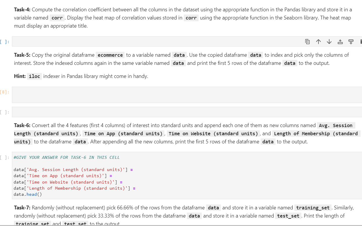 Task-2: Get the information (i.e, the number of rows | Chegg.com