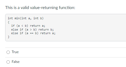 Solved Which of these (if any) are valid if-statements | Chegg.com