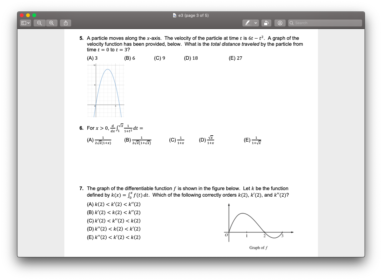 Solved Page 3 Of 5 G Q Search 5 A Particle Moves Al Chegg Com