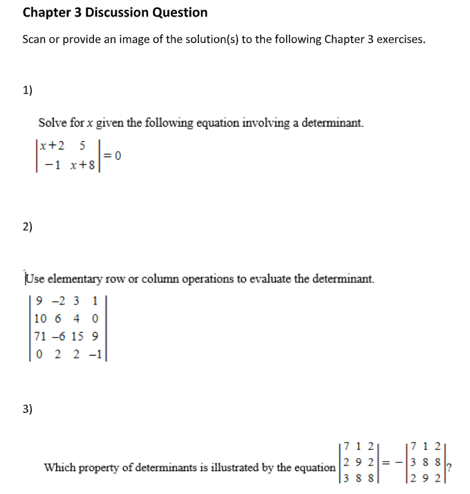 Solved I need the answers for all parts Please make all | Chegg.com