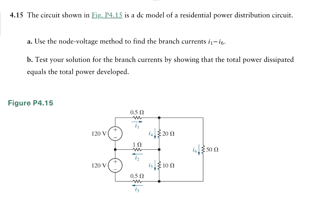 Solved 4.15 The circuit shown in Fig. P4.15 is a dc model of | Chegg.com