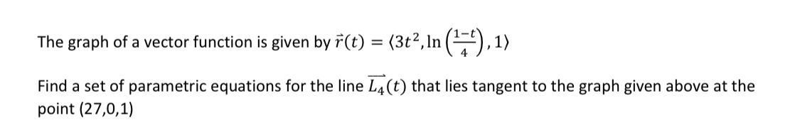 Solved The graph of a vector function is given by F(t) = | Chegg.com