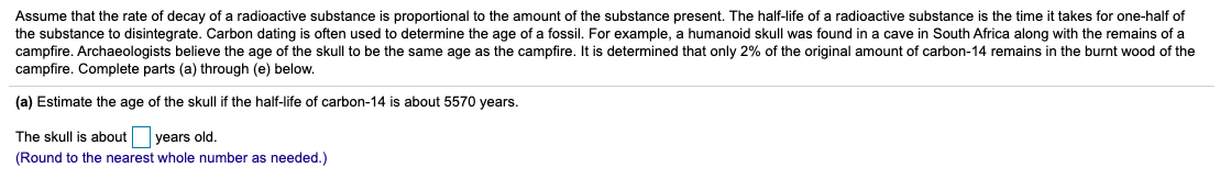 Solved Assume that the rate of decay of a radioactive | Chegg.com