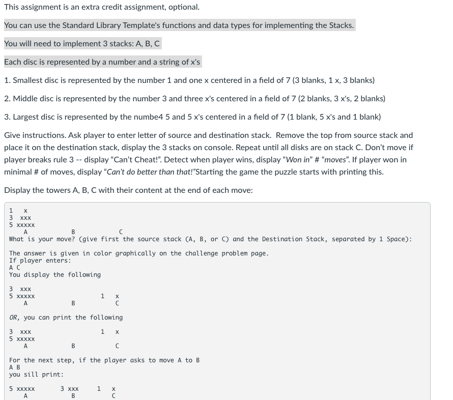 algebra 1 extra credit assignment