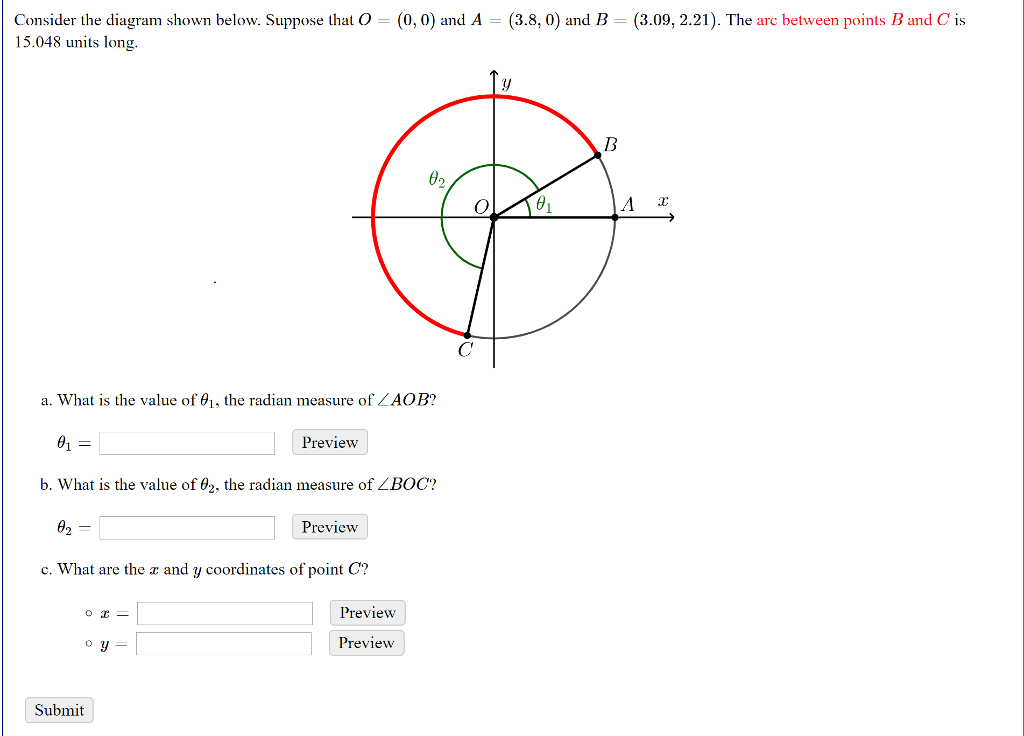 Solved Consider the diagram shown below. Suppose that O | Chegg.com