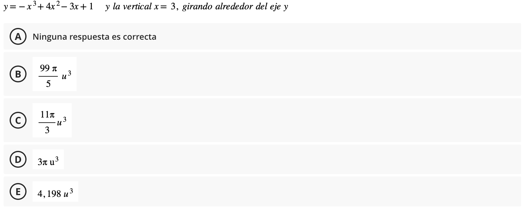 Solved Find The Volume Of The Figure Formed By | Chegg.com