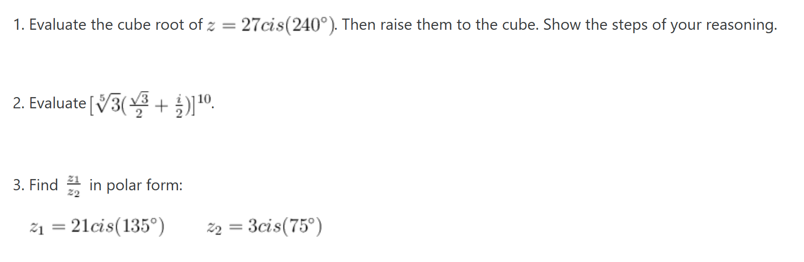 Solved calculate the cube root of 64 using the 56 off