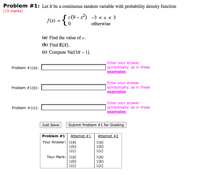 Solved Problem #1: Let X be a continuous random variable | Chegg.com