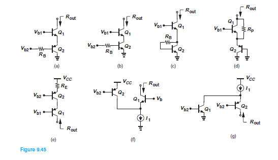 Solved 9 10 Determine The Output Impedance Of Each Circ Chegg Com