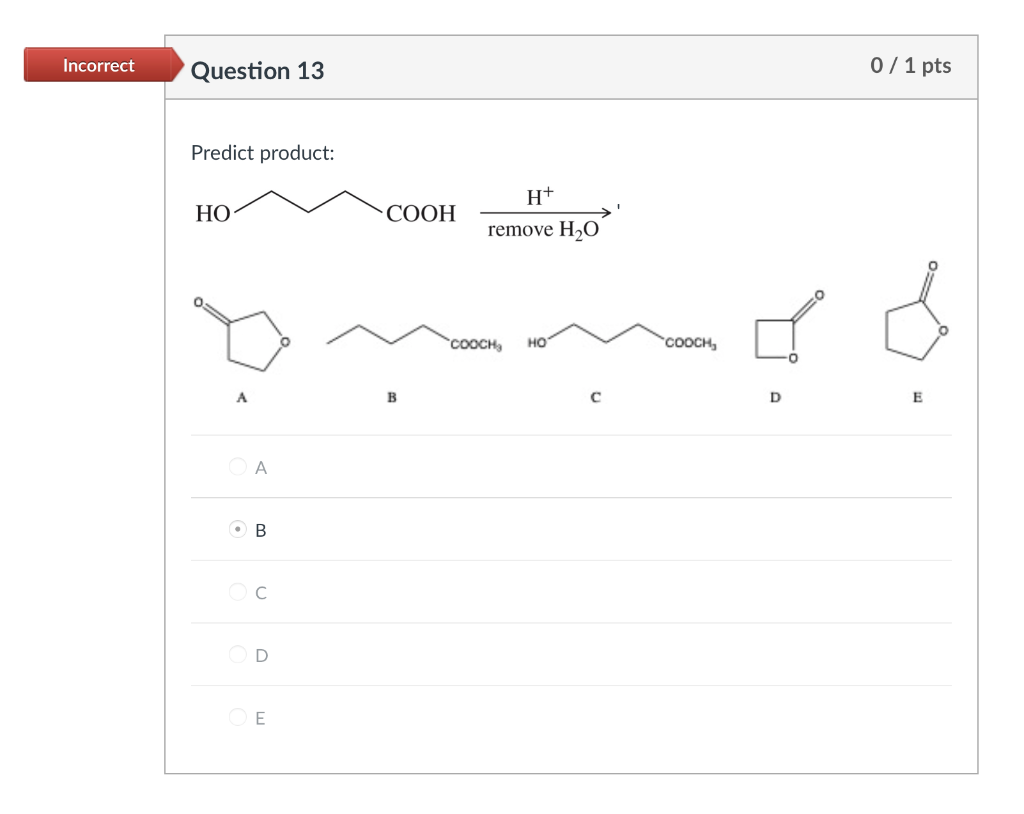 Solved Predict product: A B C D E A B | Chegg.com