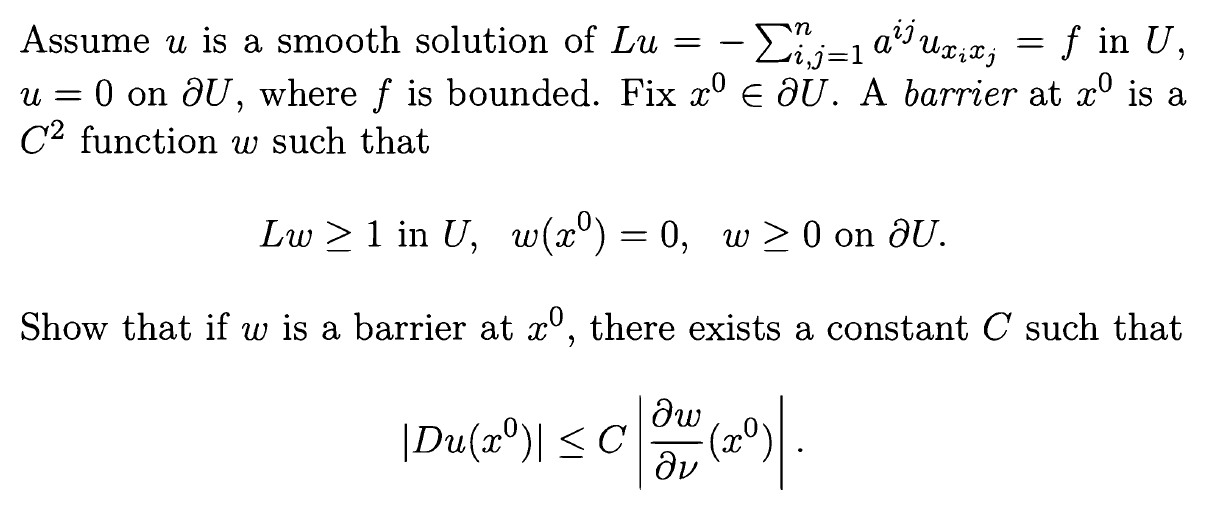 Solved Assume u is a smooth solution of | Chegg.com
