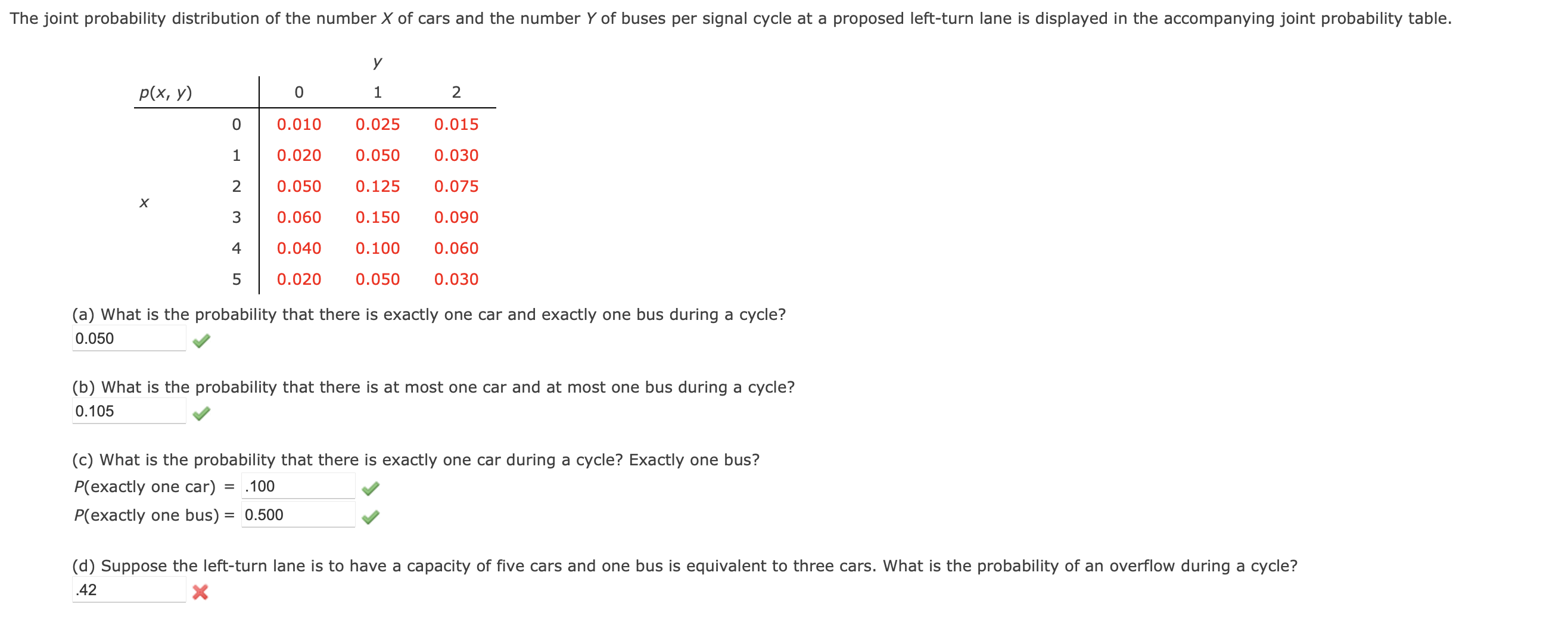 Solved (a) What is the probability that there is exactly one | Chegg.com