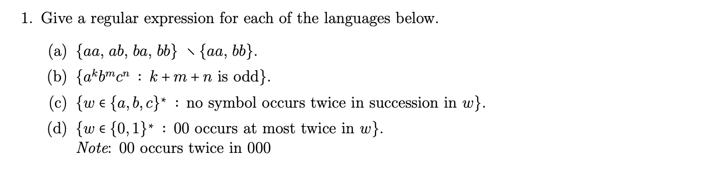 solved-1-give-a-regular-expression-for-each-of-the-chegg