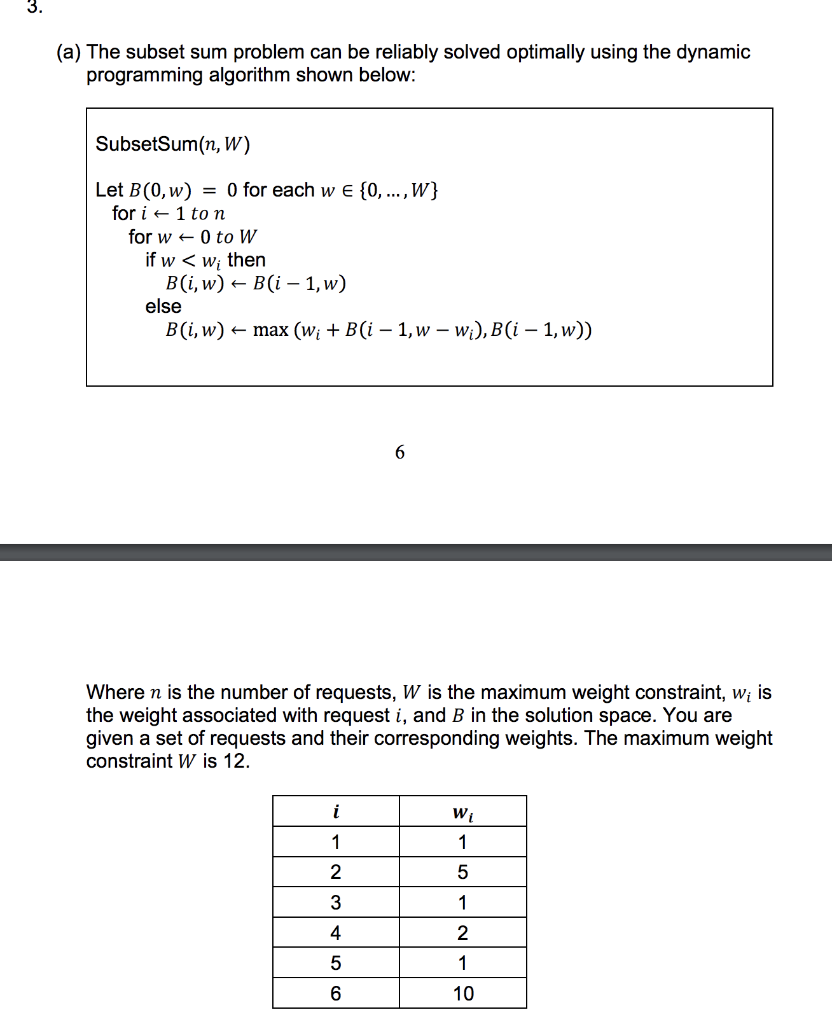 solved-a-the-subset-sum-problem-can-be-reliably-solved-chegg